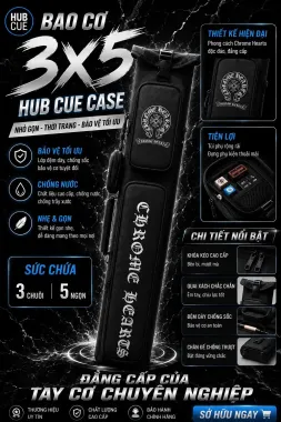 Bao Cơ Bida 3x5 Chrome Hearts